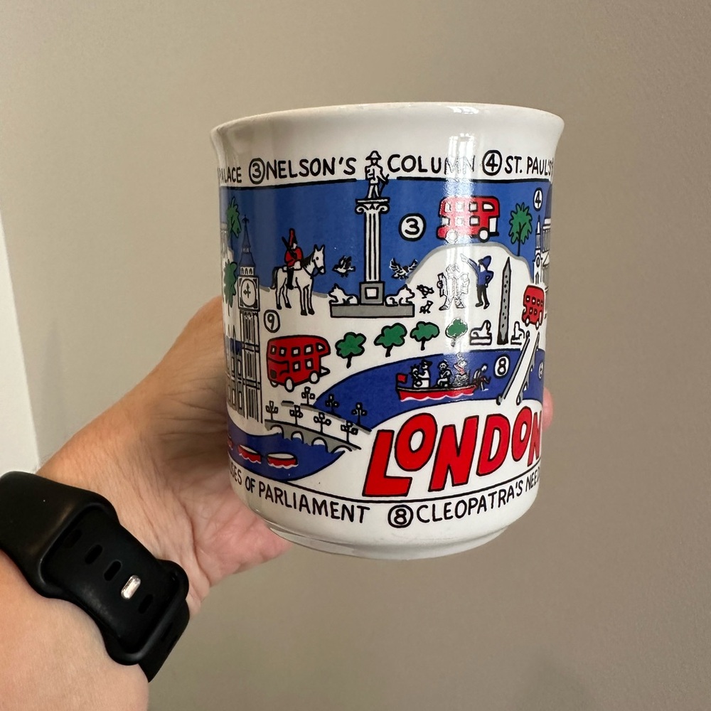 Ten London Landmarks White Mug Coffee Cup Tea